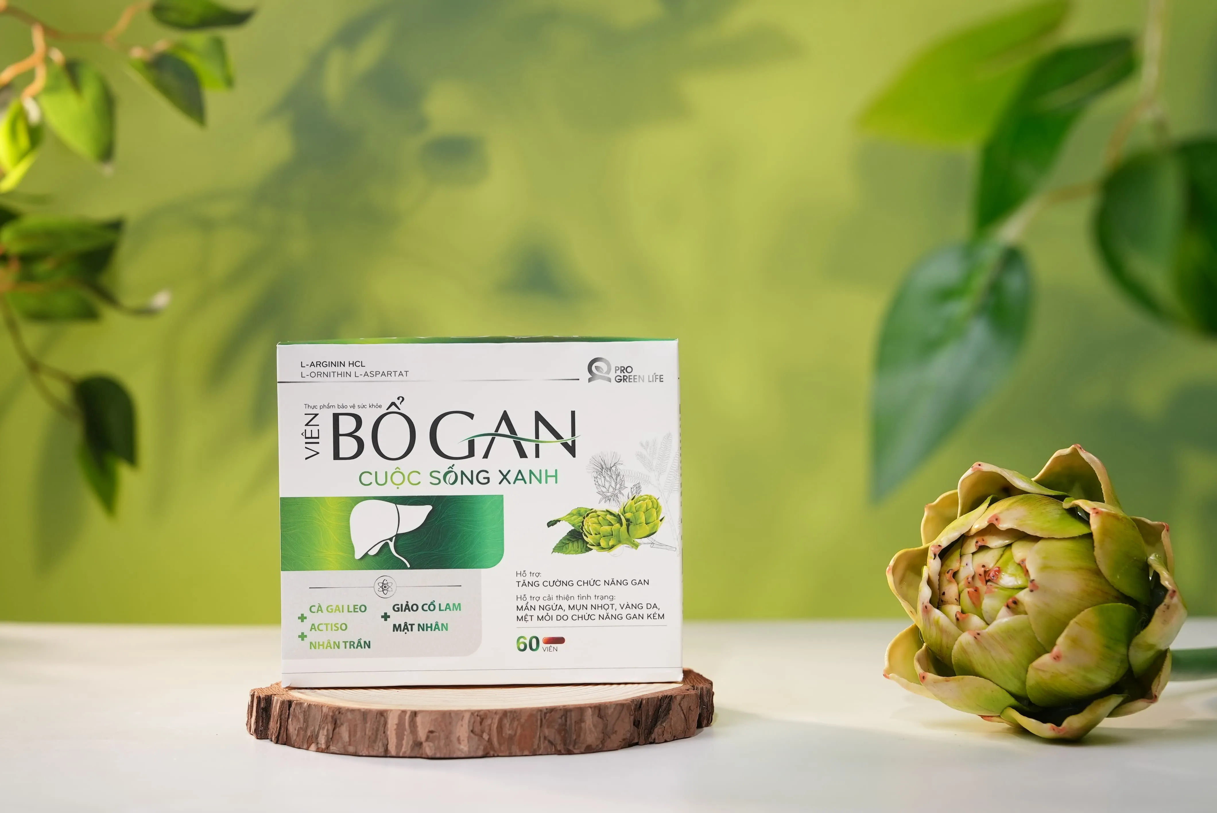 Thực phẩm bảo vệ sức khoẻ Viên Bổ Gan Cuộc Sống Xanh hỗ trợ tăng cường chức năng gan (60 viên) 3