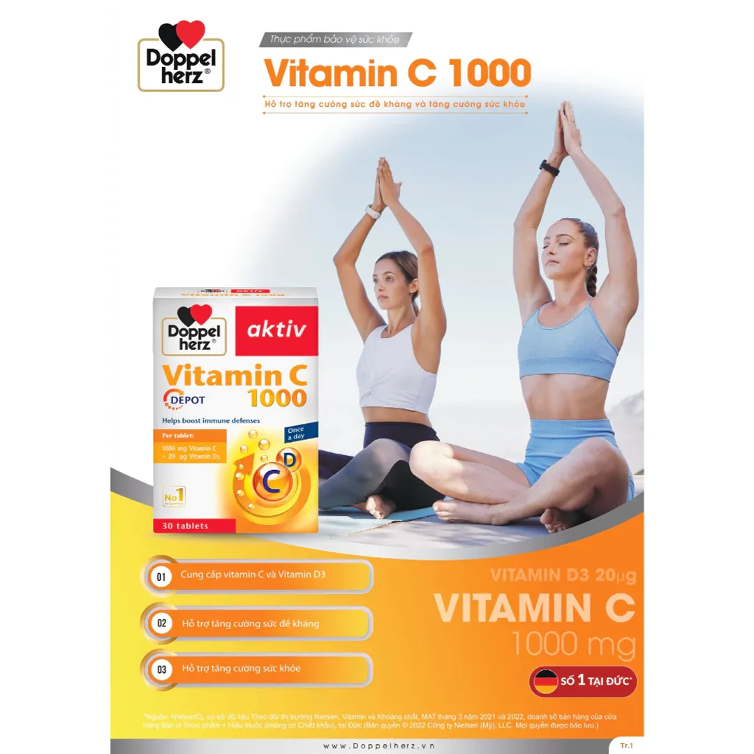Thực Phẩm Bảo Vệ Sức Khoẻ Vitamin C 1000  4
