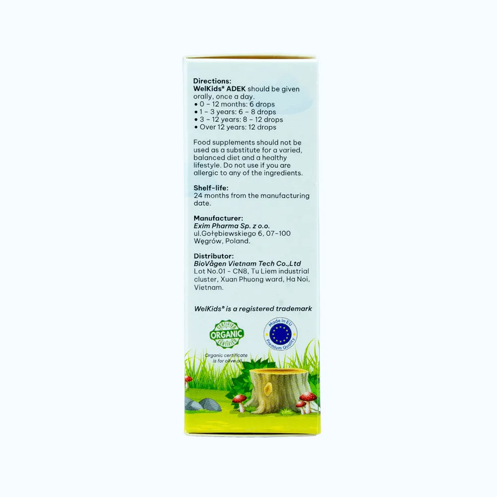 Thực phẩm bảo vệ sức khoẻ WelKids ADEK 4