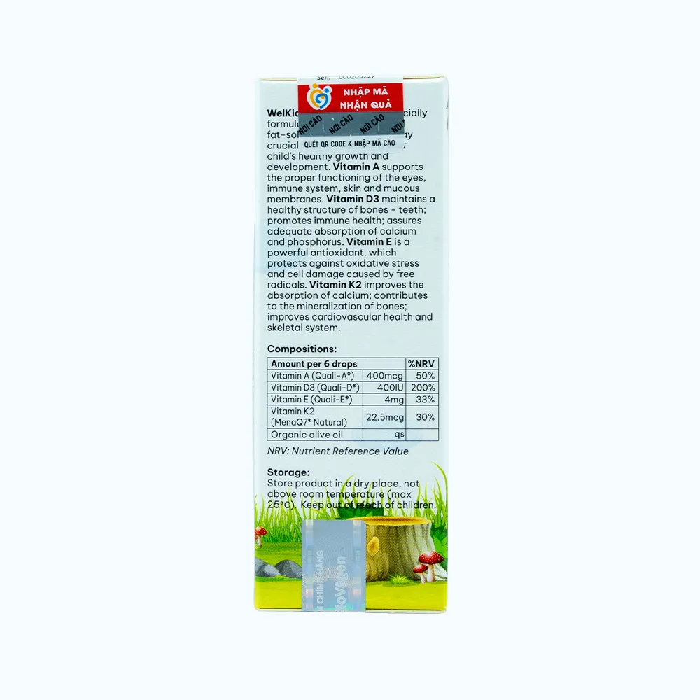 Thực phẩm bảo vệ sức khoẻ WelKids ADEK 5