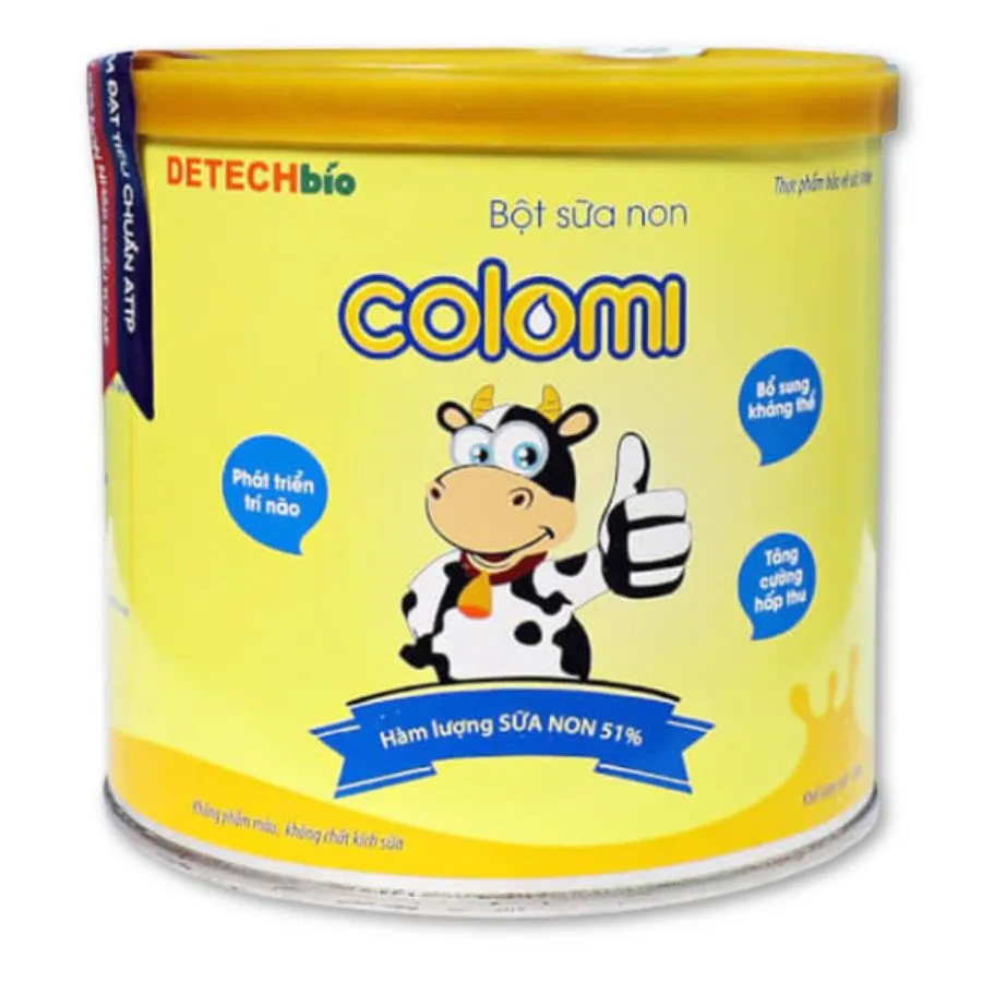 Thực phẩm hỗ trợ bé Bột sữa non Colomi 200g tăng đề kháng, hỗ trợ tiêu hoá, phát triển toàn diện (Hộp 200g) 2