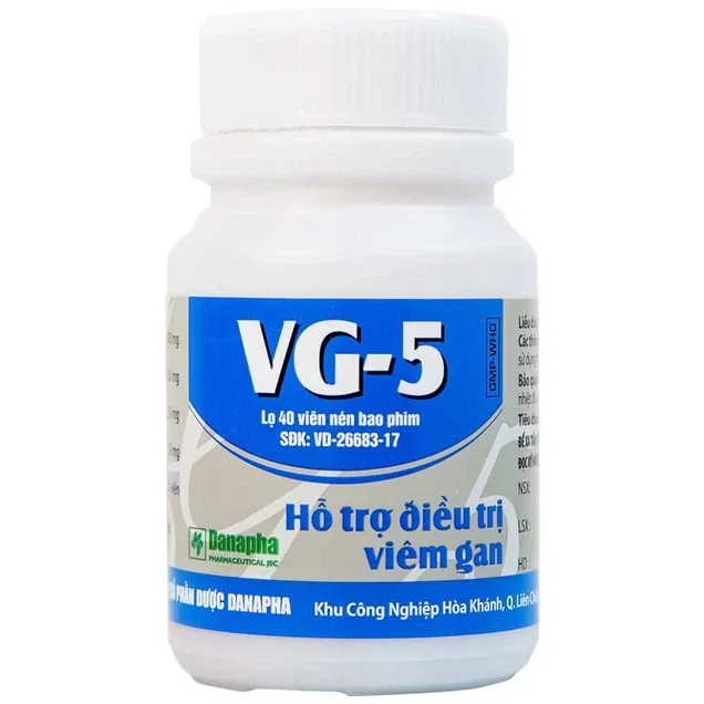 Thuốc VG-5 hỗ trợ viêm gan (40 viên) 2