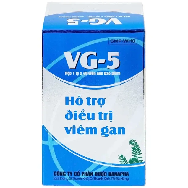 Thuốc VG-5 hỗ trợ viêm gan (40 viên) 3