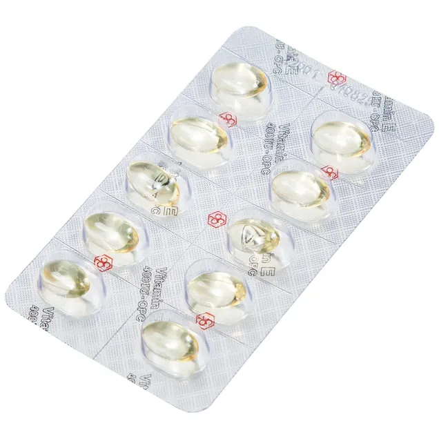 Thuốc Vitamin E 400IU OPC hỗ trợ thiếu Vitamin E (4 vỉ x 10 viên) 2