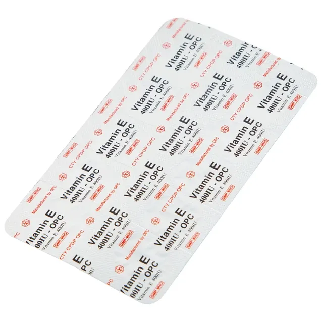 Thuốc Vitamin E 400IU OPC hỗ trợ thiếu Vitamin E (4 vỉ x 10 viên) 3