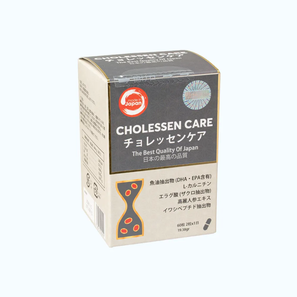 TPBVSK CHOLESSEN CARE Hỗ Trợ Cải Thiện Mỡ Máu Cao, Gan Nhiễm Mỡ (Hộp 60 viên) 3