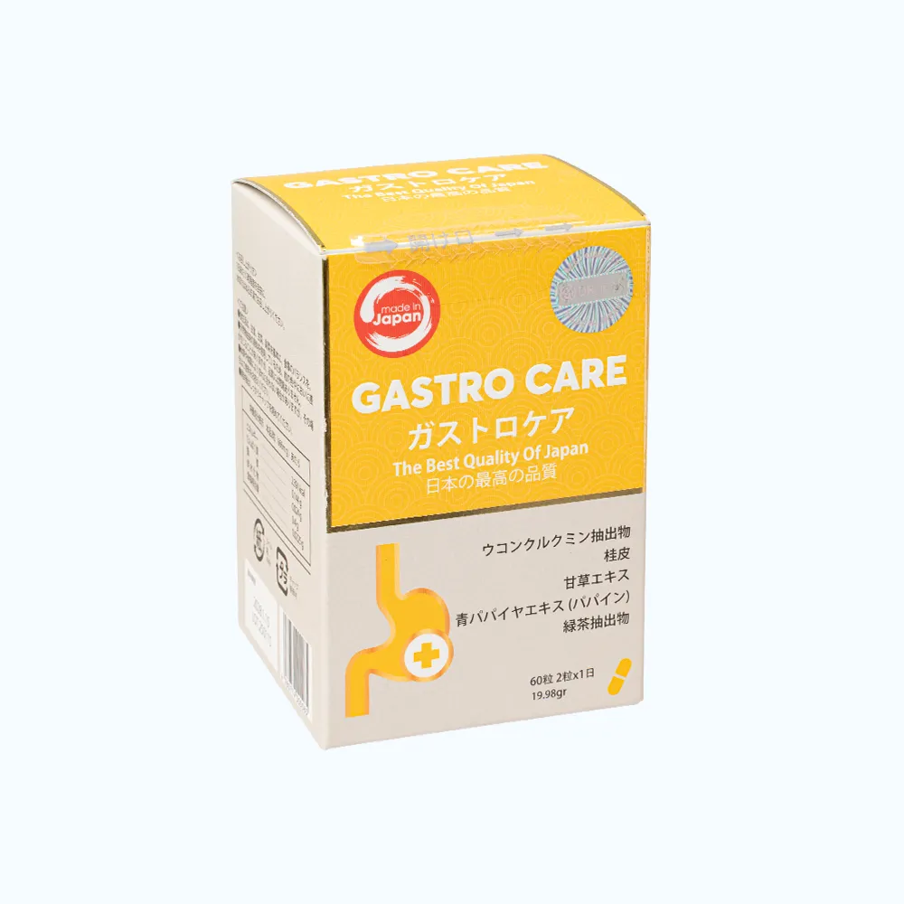 TPBVSK GASTRO CARE Hỗ Trợ Cải Thiện Đầy Bụng, Đau Vùng Thượng Vị (Hộp 60 viên) 3