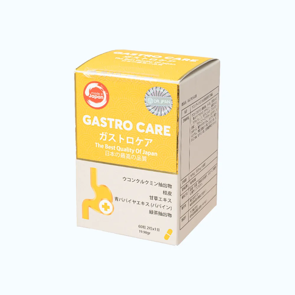 TPBVSK GASTRO CARE Hỗ Trợ Cải Thiện Đầy Bụng, Đau Vùng Thượng Vị (Hộp 60 viên) 4