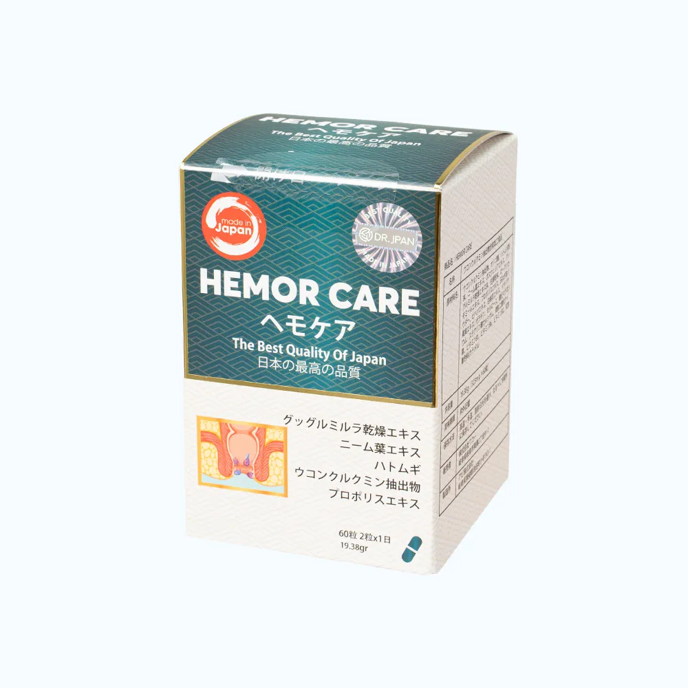 TPBVSK HEMOR CARE Hỗ Trợ Cải Thiện Tình Trạng Đại Tiện Đau Và Chảy Máu Hậu Môn Do Trĩ (Hộp 60 viên) 3