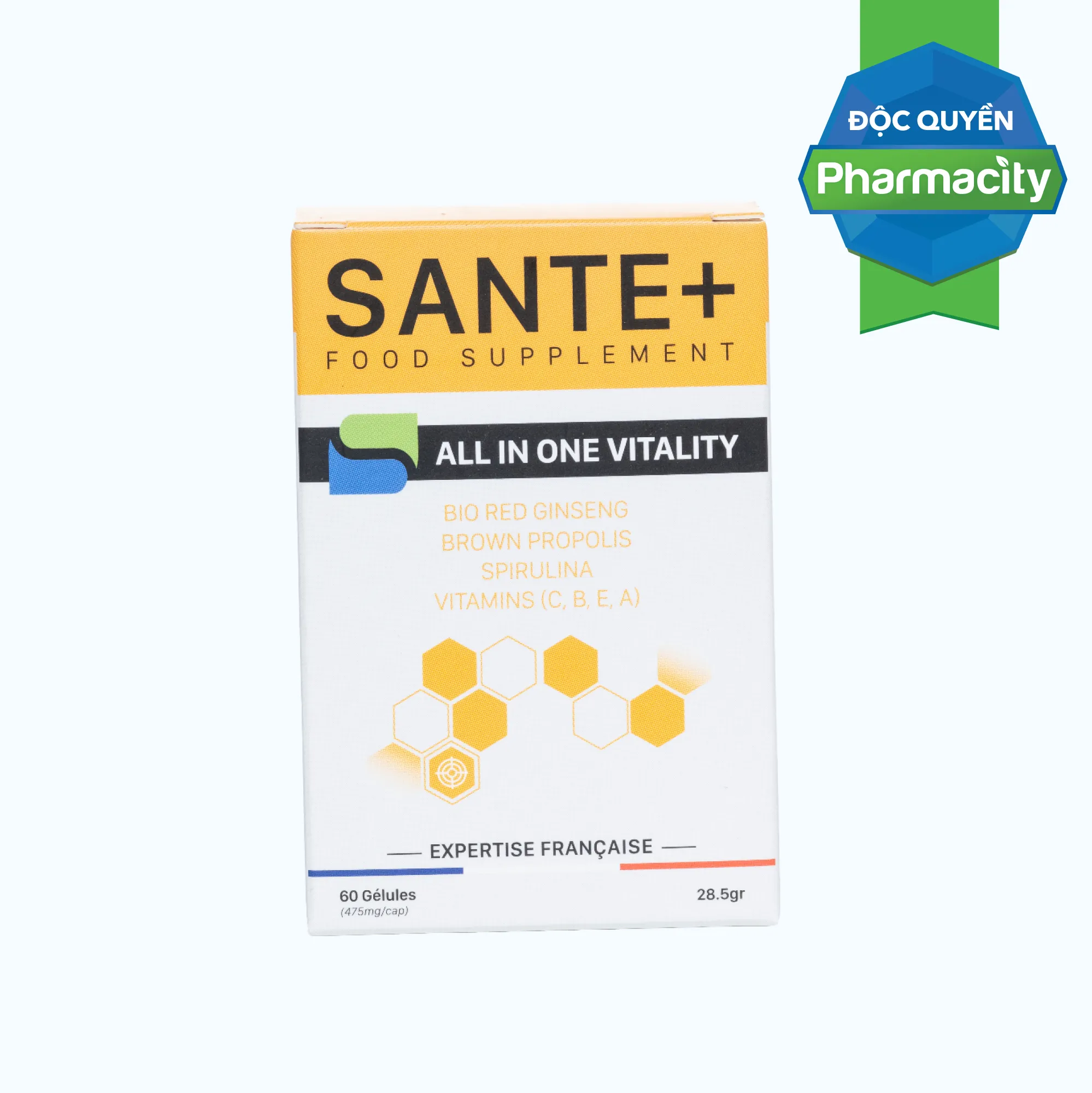 TPBVSK SANTE+ All in One Vitality Hỗ Trợ Chống Oxy Hóa, Giúp Tăng Đề Kháng (Hộp 60 Viên) 2