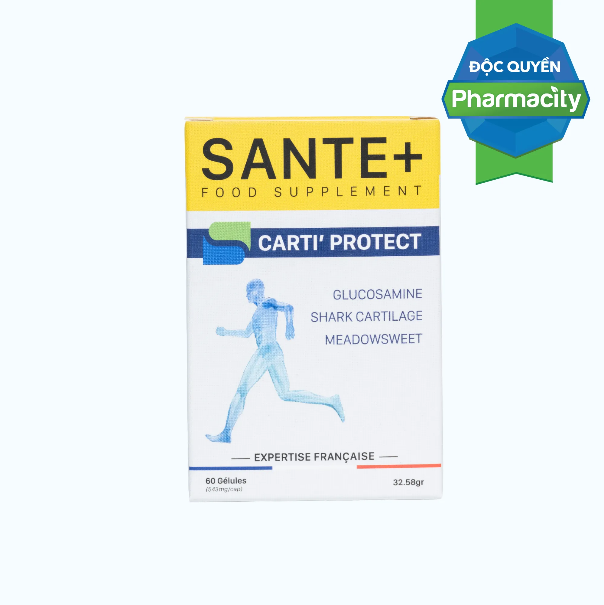 TPBVSK SANTE+ Carti' Protect Hỗ Trợ Khớp Linh Hoạt, Giảm Nguy Cơ Khô Khớp, Cứng Khớp (Hộp 60 Viên) 2