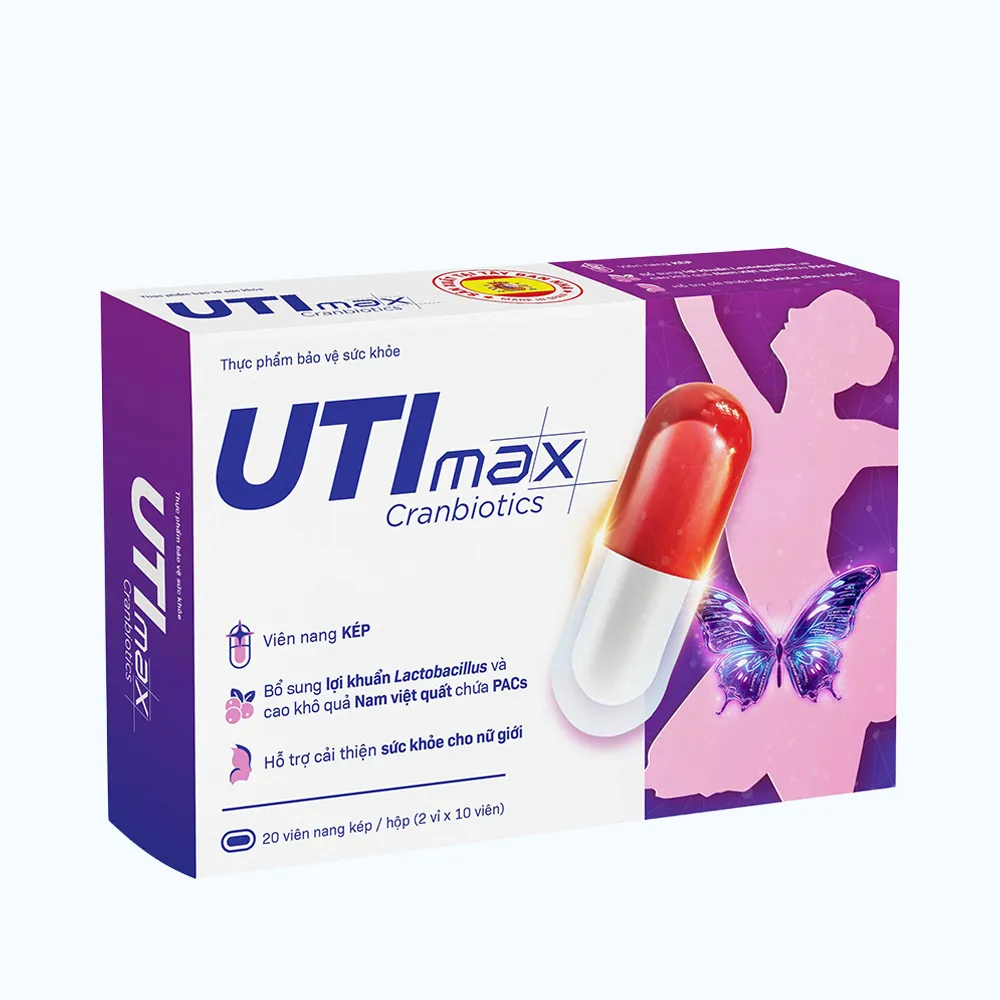TPBVSK UTIMAX Cranbiotics - Hỗ Trợ Cải Thiện Sức Khỏe Cho Nữ Giới (Hộp 20 viên) 3