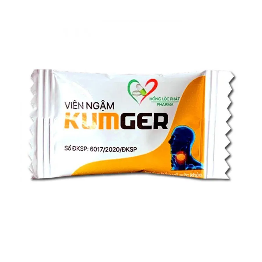 TPBVSK Viên Ngậm Kumger bổ phế, hỗ trợ giảm ho, đau rát họng (Hũ 200v) 3