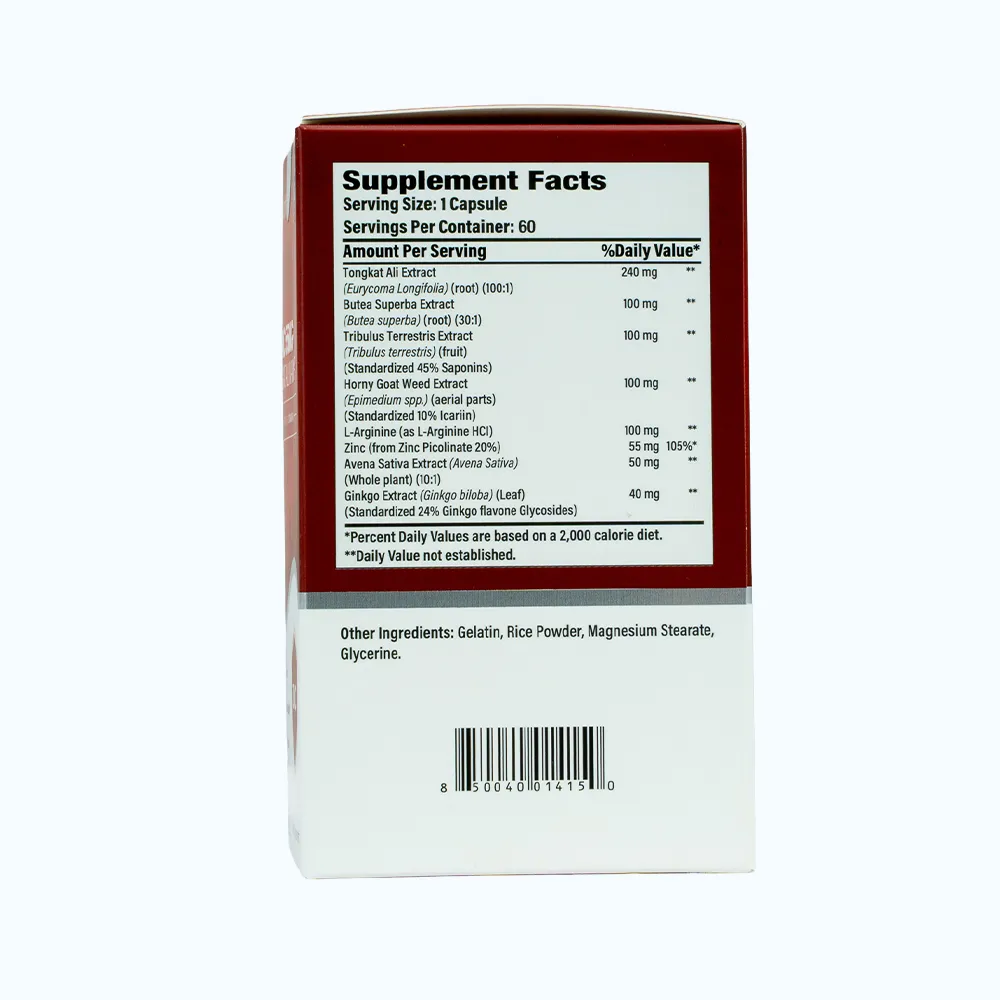 USA NUTRITION Tongkat Ali Zinc 55mg (Hộp 60v) 4