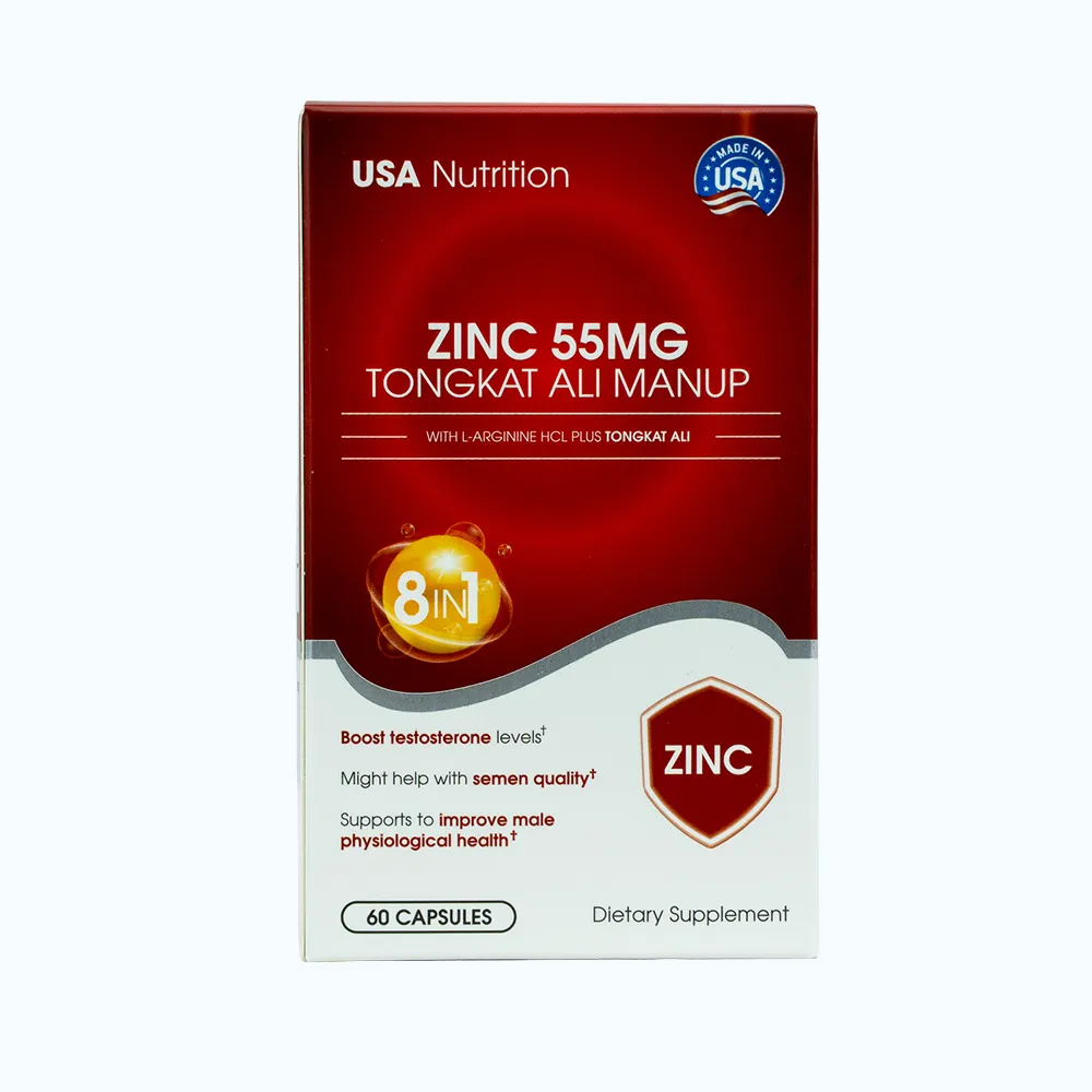 USA NUTRITION Tongkat Ali Zinc 55mg (Hộp 60v) 5