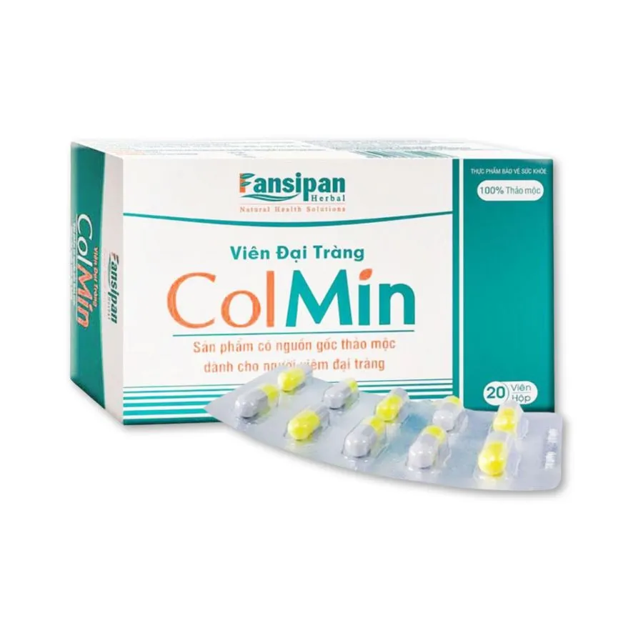 Viên đại tràng ColMin dành cho người viêm đại tràng (Hộp 20 viên)