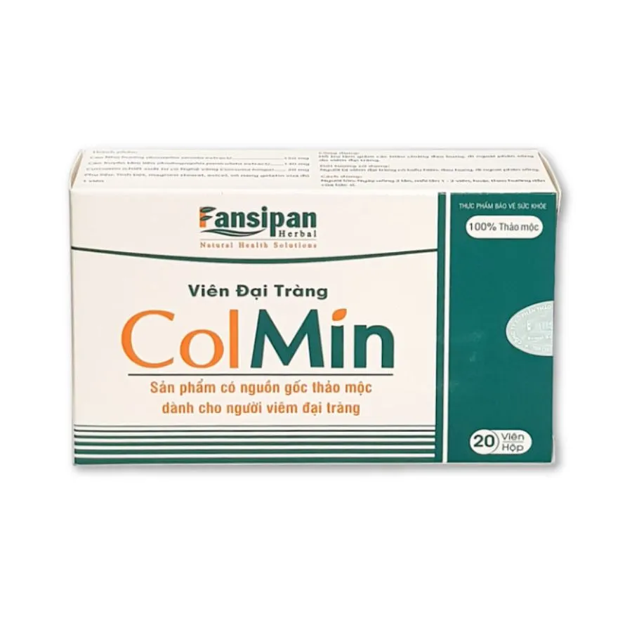 Viên đại tràng ColMin dành cho người viêm đại tràng (Hộp 20 viên) 2