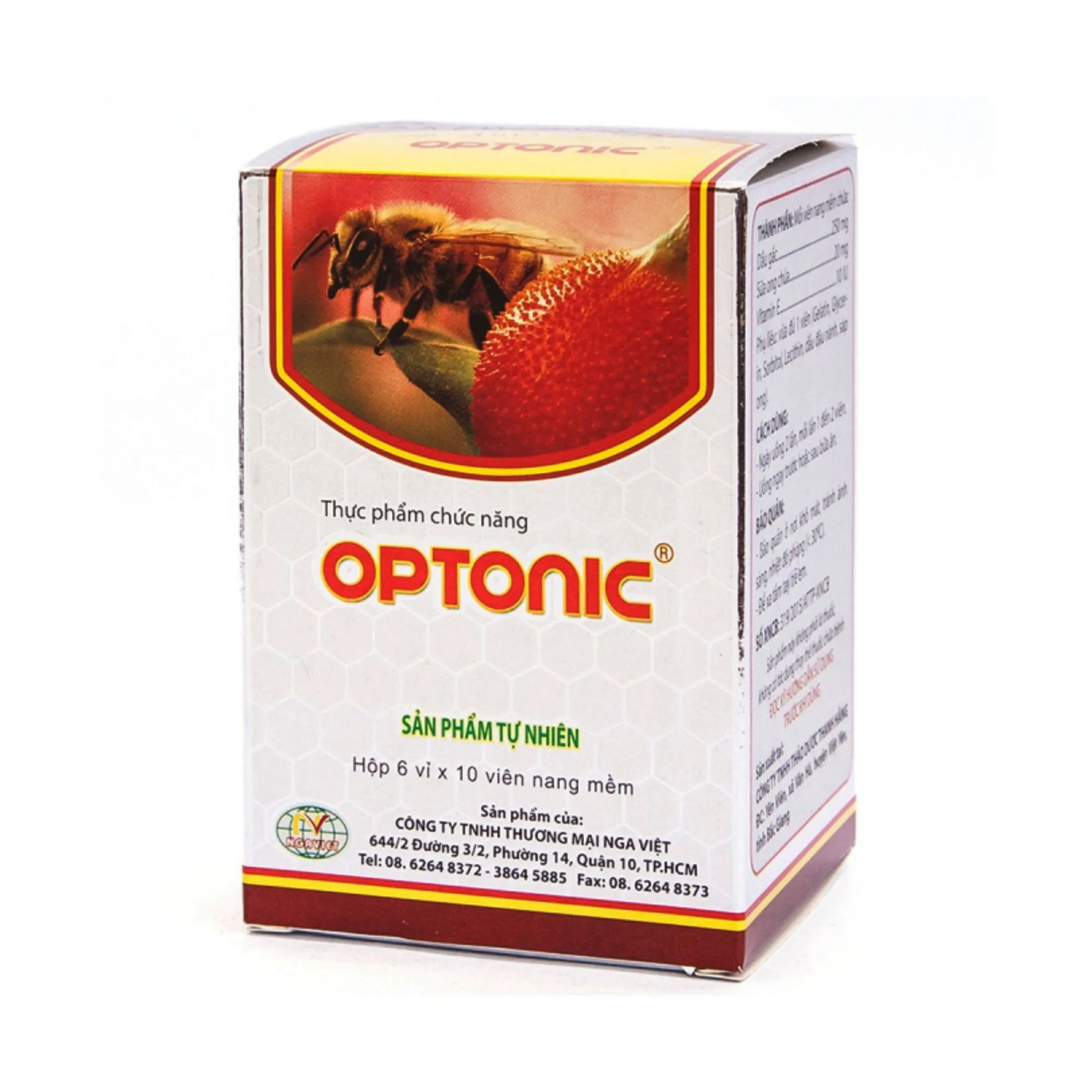 Viên dầu gấc sữa ong chúa Optonic Thanh Hằng: Tăng cường thị lực, chăm sóc da