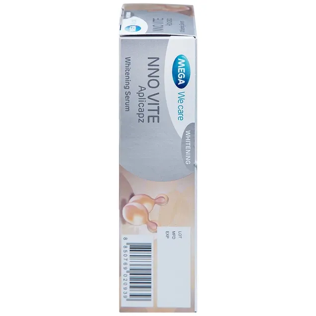 Viên nang mềm NNO Vite Whitening Serum hỗn hợp làm trắng da, giảm kích ứng da và cải thiện tình trạng da (3 vỉ x 10 viên) 4