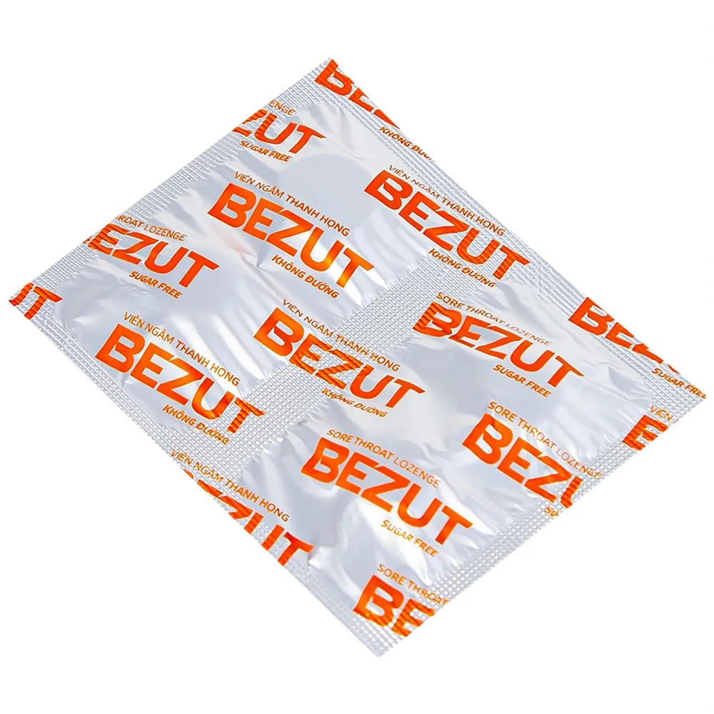 VIÊN NGẬM THANH HỌNG BEZUT KHÔNG ĐƯỜNG 5 VỈ X 4 VIÊN 2