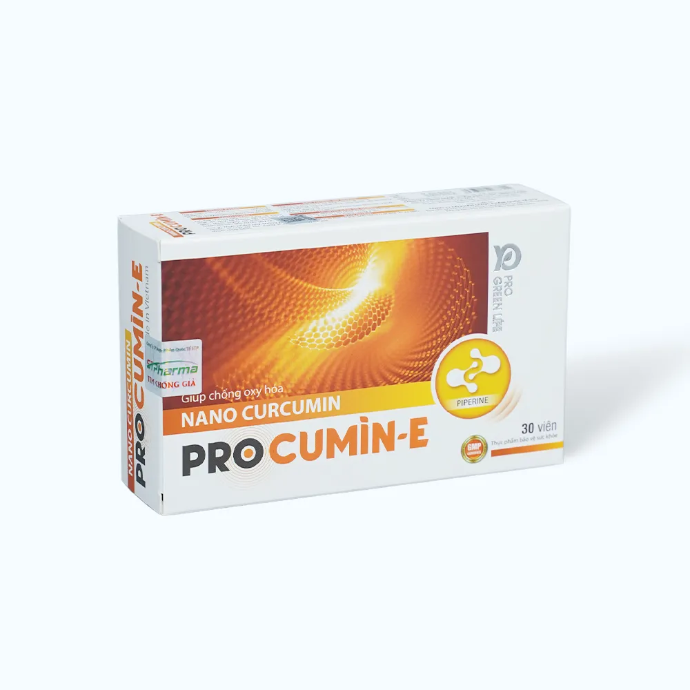 Viên nghệ Procumin-E (Hộp 3 vỉ x 10 viên) hỗ trợ dạ dày, bảo vệ niêm mạc 4