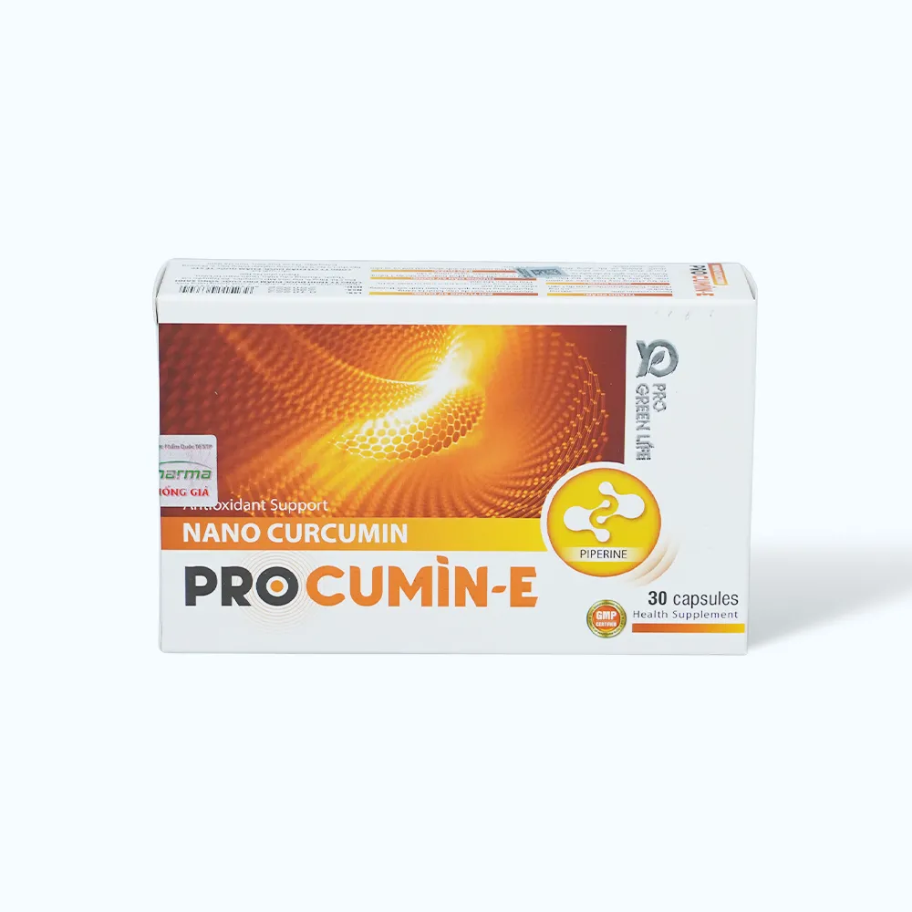 Viên nghệ Procumin-E (Hộp 3 vỉ x 10 viên) hỗ trợ dạ dày, bảo vệ niêm mạc 5