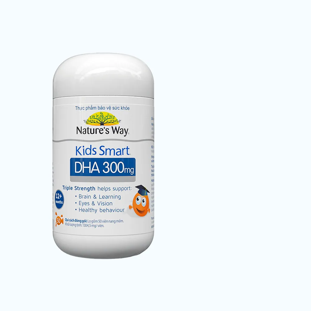 Viên nhai Nature’s Way Kids Smart DHA (lọ 50 viên) hỗ trợ phát triển trí não 5