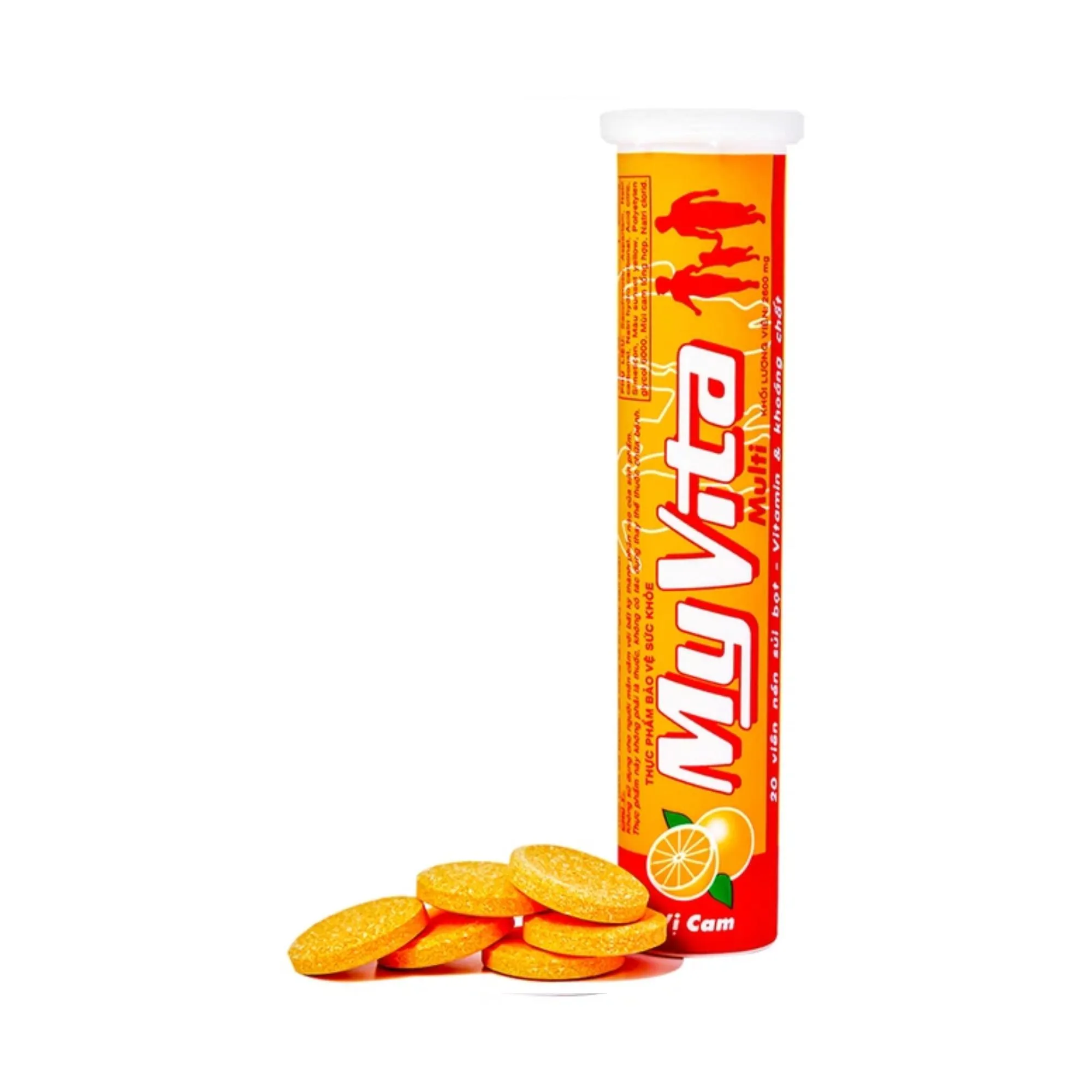Viên sủi MyVita Multi SPM vị cam bổ sung Vitamin và khoáng chất (20 viên)