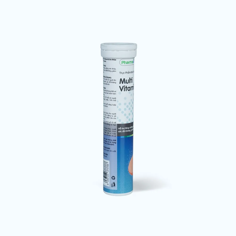 Viên sủi Multivitamin hỗ trợ tăng cường sức khỏe, nâng cao sức đề kháng (Tuýp 12 viên sủi) 3