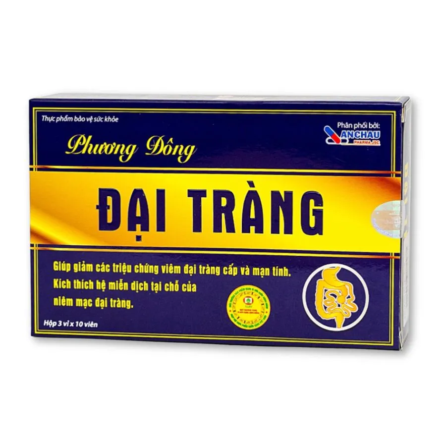 Viên uống Đại Tràng Phương Đông hỗ trợ viêm đại tràng cấp và mãn tính (Hộp 30 viên)