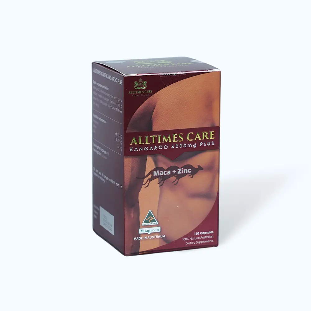 Viên uống Alltimes Care Kangaroo 6000mg Plus (Hộp 100 viên) hỗ trợ sinh lý nam 2
