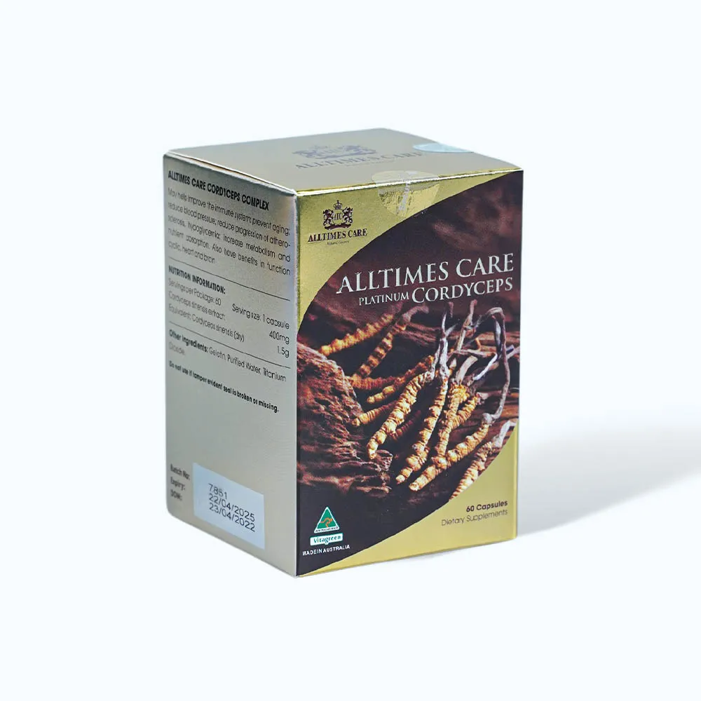 Viên uống Alltimes Care Platinum Cordyceps (Hộp 60 viên) tăng cường sức khỏe 3