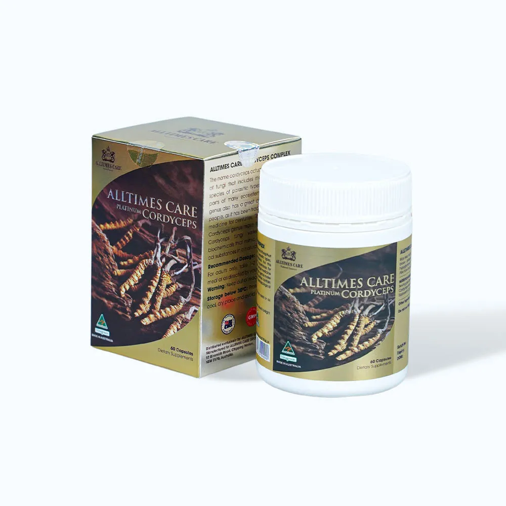 Viên uống Alltimes Care Platinum Cordyceps (Hộp 60 viên) tăng cường sức khỏe 5