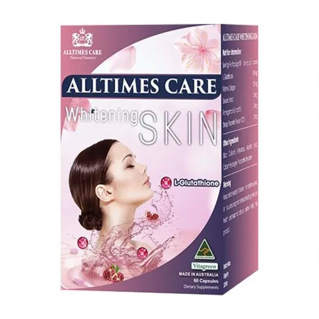 Viên uống Alltimes Care Whitening Skin hỗ trợ trắng da, chống lão hóa (Hộp 60 viên) 2