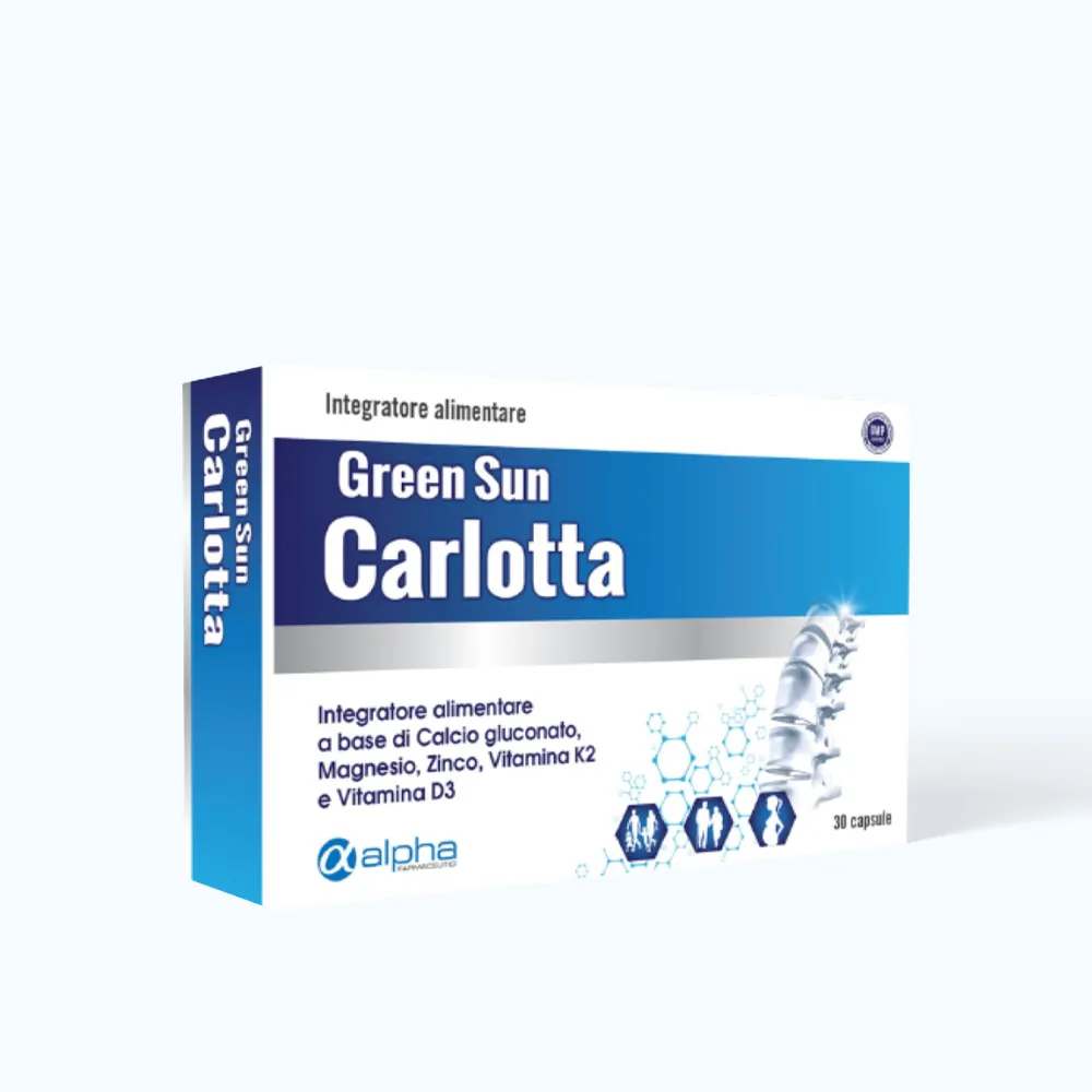 Viên uống Alpha Green Sun Carlotta (Hộp 30 viên) hỗ trợ xương chắc khỏe