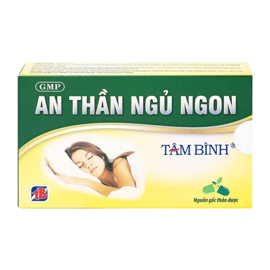 VIÊN UỐNG HỖ TRỢ GIẢM MẤT NGỦ AN THẦN NGỦ NGON TÂM BÌNH 2X10 3