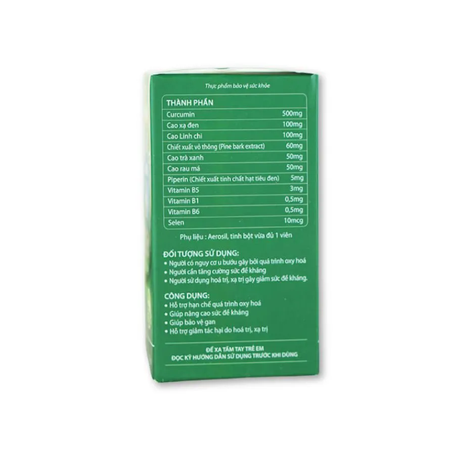 Viên uống Ancan hỗ trợ tăng cường sức đề kháng (Hộp 60 viên) 2