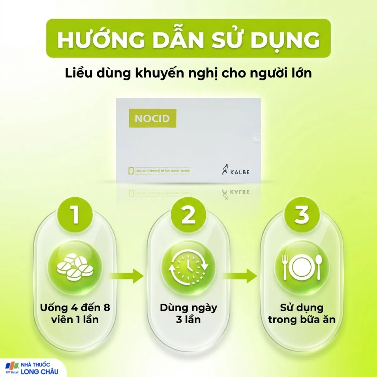 Thực phẩm bảo vệ sức khỏe NOCID (100 viên) 5