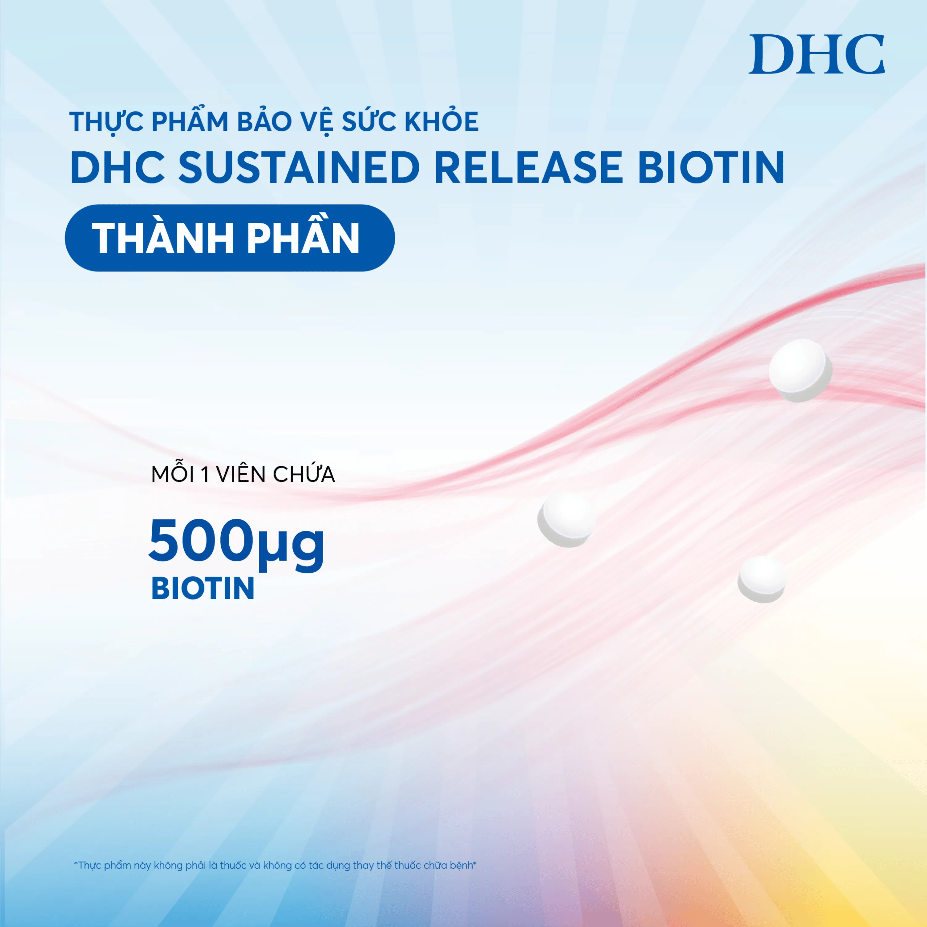 Thực Phẩm Bảo Vệ Sức Khỏe DHC Sustained Release Biotin 3