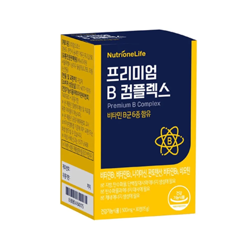 Viên uống bổ sung Vitamin B tổng hợp NutrioneLife Premium B Complex (30 viên)