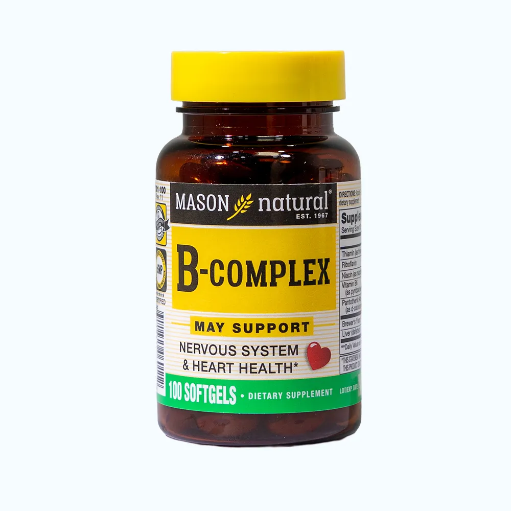 Viên uống bổ sung Vitamin nhóm B, hỗ trợ tăng cường sức khỏe Mason Natural B-Complex (Hộp 100 viên) 4