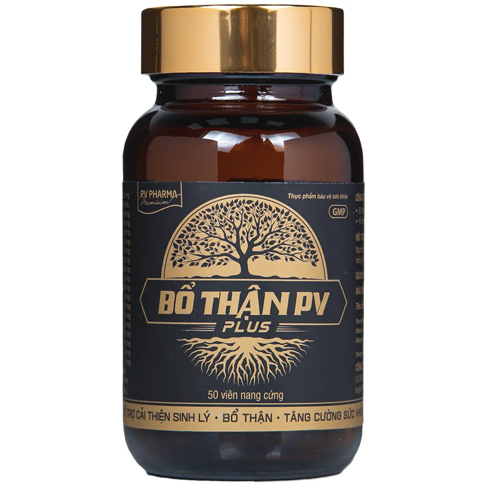 Viên uống bổ thận PV Plus giúp bổ thận, tráng dương (Chai 50 viên) 2