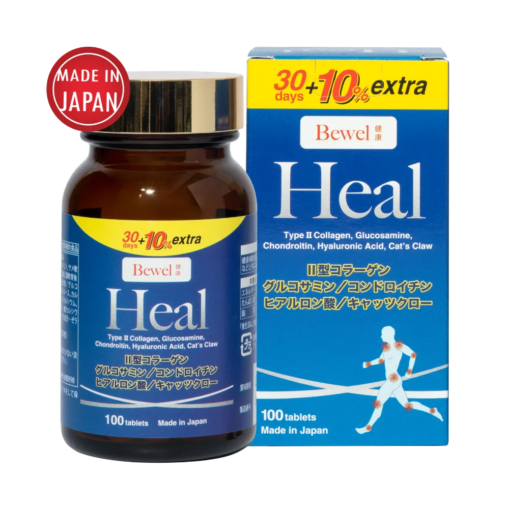 Viên uống bồi bổ và tái tạo sụn khớp toàn diện Bewel Heal 100 viên