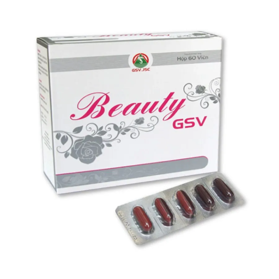 Viên uống Beauty Gsv đẹp da, giảm lão hoá (Hộp 60 viên)