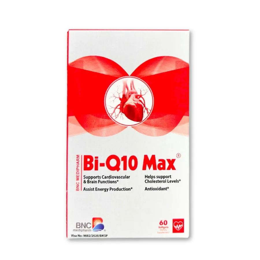Viên uống Bi-Q10 Max hỗ trợ giảm mỡ máu, tăng cường sức khỏe tim mạch (Chai 30 viên) 2