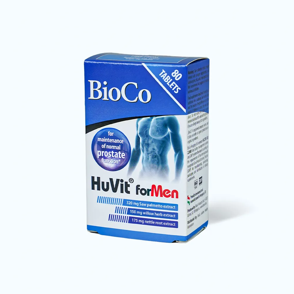 Viên uống Bioco Huvit (hộp 80 viên) giúp an thần, cải thiện giấc ngủ 2