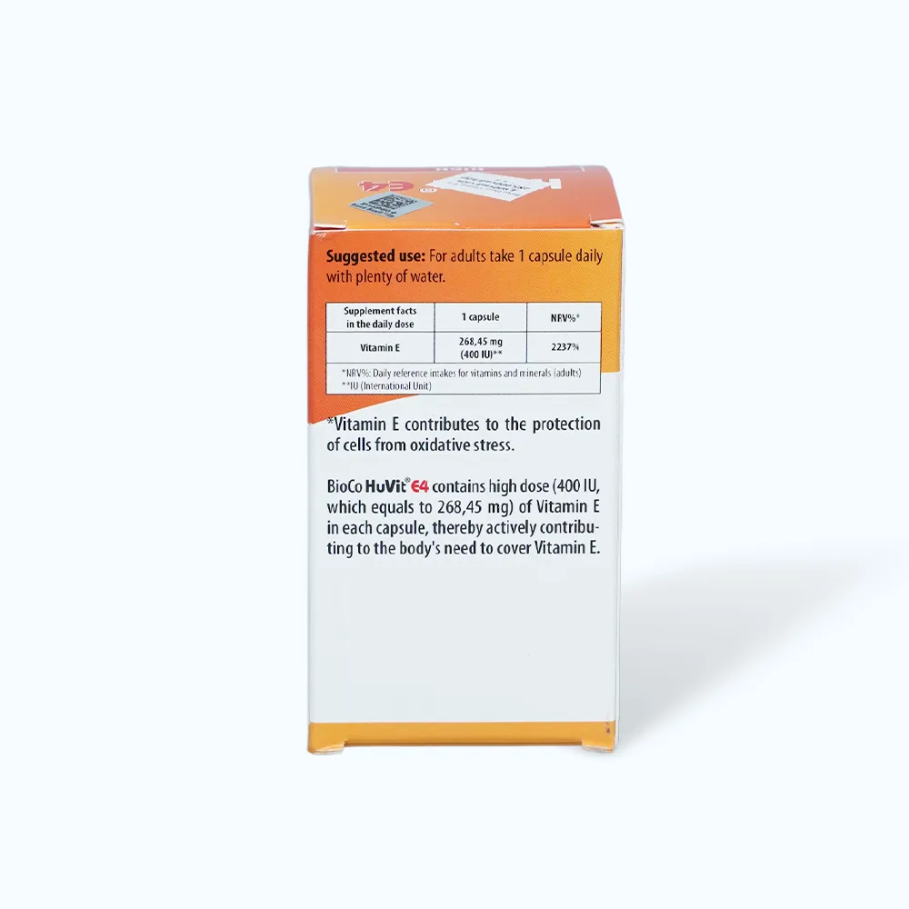 Viên uống Bioco Huvit E4 (Hộp 60 viên) hỗ trợ bổ sung vitamin E cho cơ thể 4
