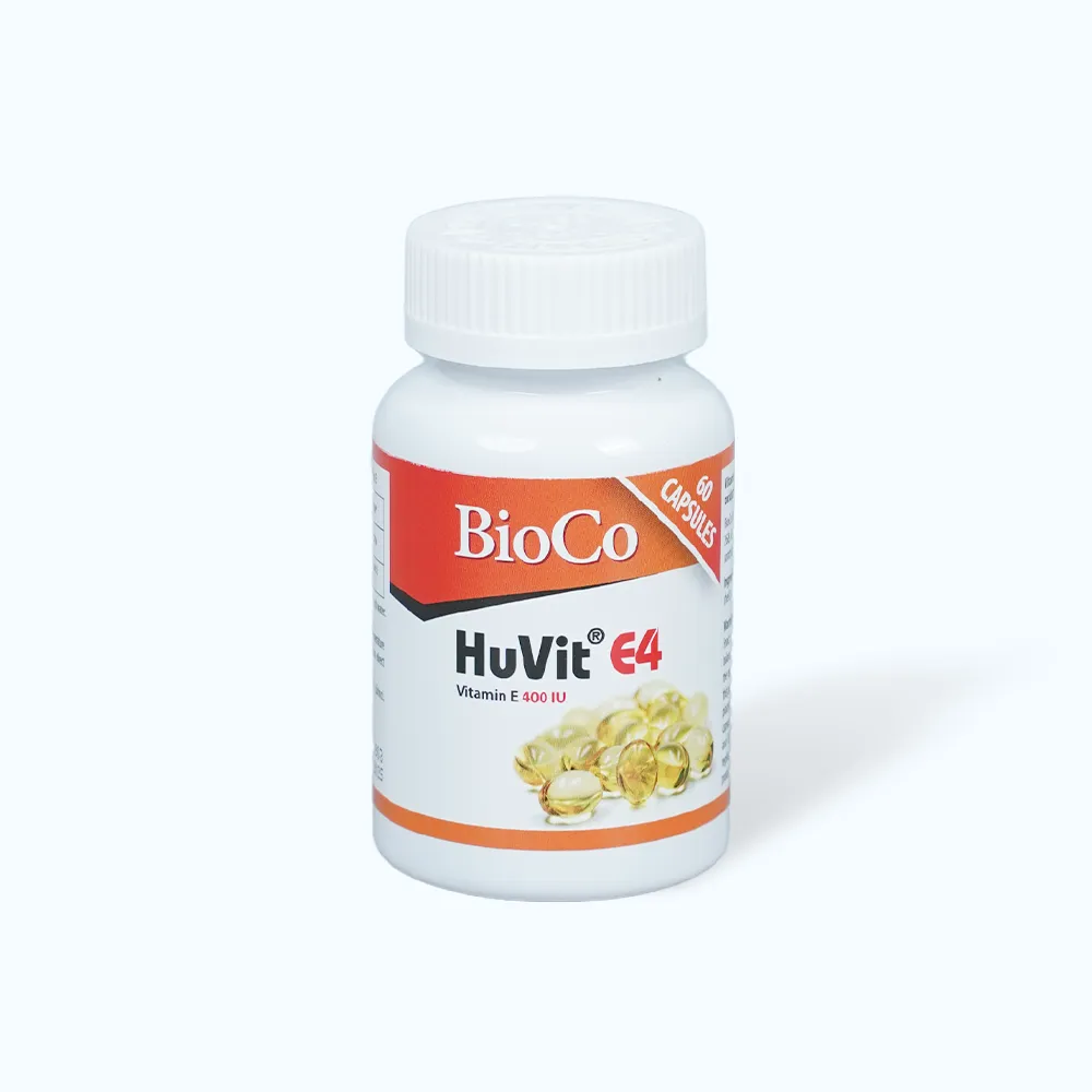 Viên uống Bioco Huvit E4 (Hộp 60 viên) hỗ trợ bổ sung vitamin E cho cơ thể 7