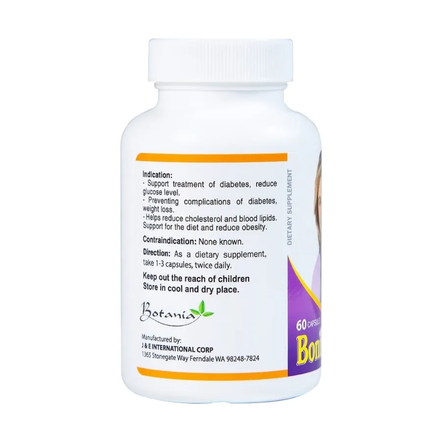 Viên uống BoniDiabet Botania hỗ trợ bệnh tiểu đường, làm giảm glucose máu (60 viên) 3