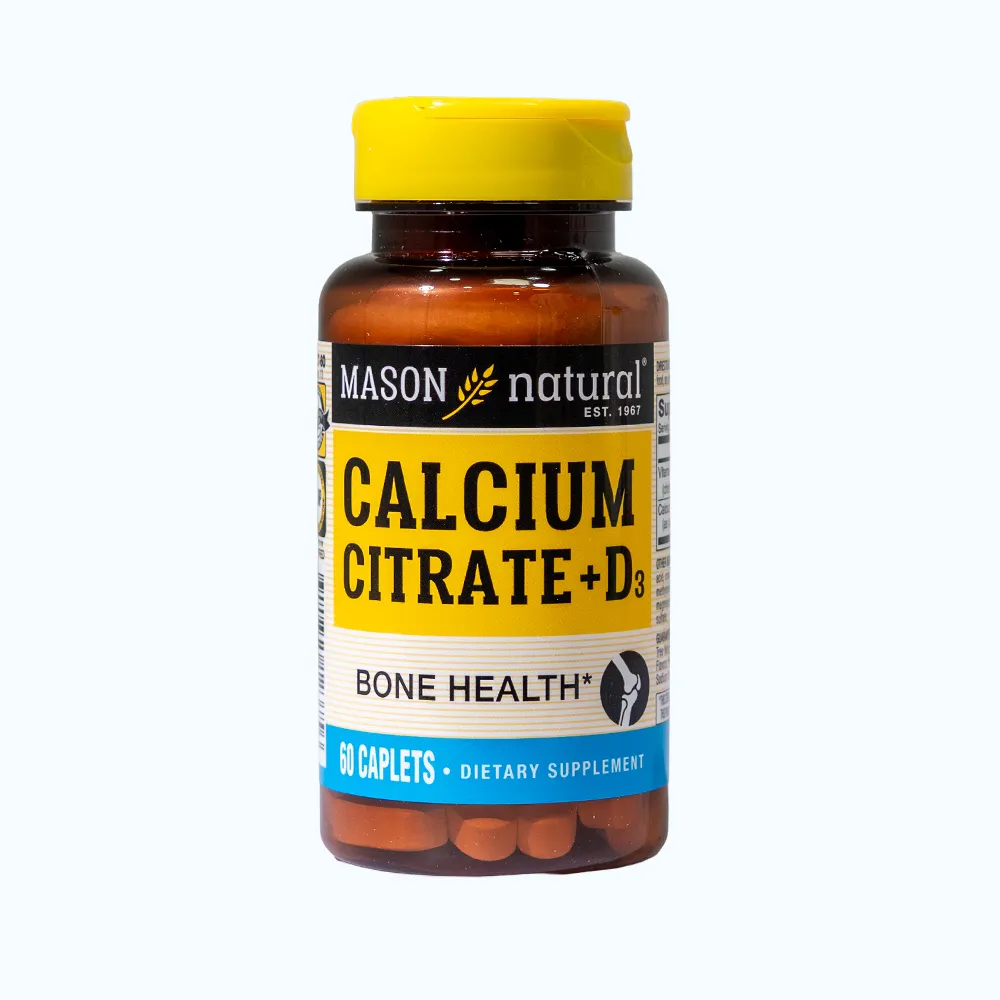 Viên uống Canxi hữu cơ Mason Natural Calcium Citrate + D3 (Hộp 60 viên) 4